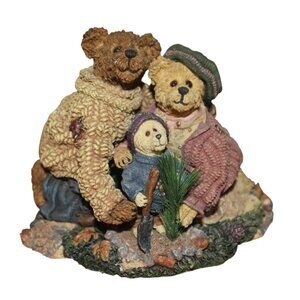 Boyds Bears The Family Tree Figurine Bearstone #228348 John Vintage 2001 FLAWS